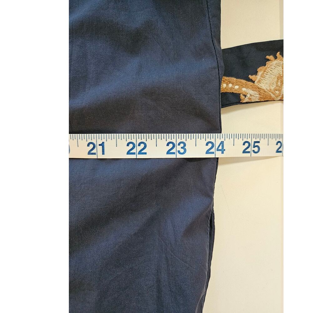 CIEBON Savannah Embroidered Cotton Shirtdress, Size XL - Picture 11 of 12